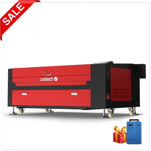 100W 24x40 CO2 Laser Cutter Engraving Cutting Machine Water Chiller