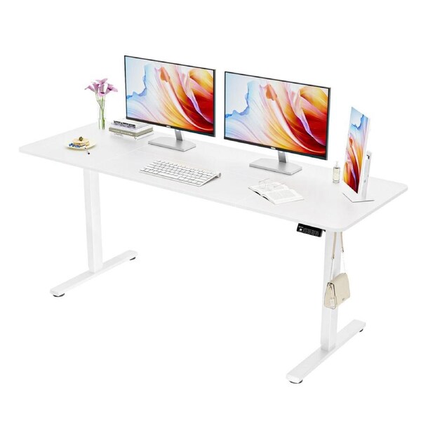 Height Adjustable Gaming Desk Electric Home Office Standing Table 170