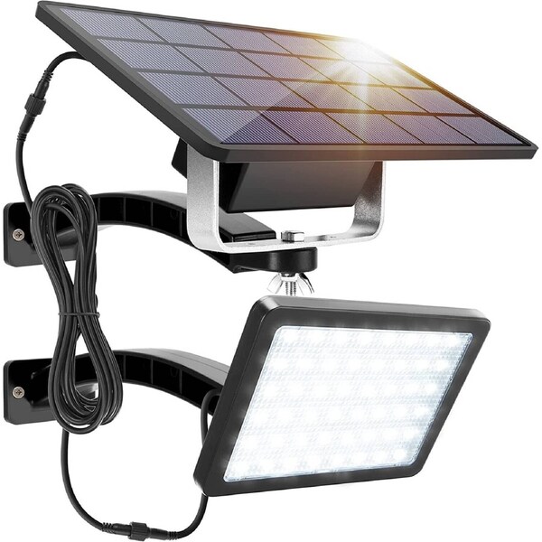 LED Solar Wall Lights Dusk to Dawn Solar Powered Security Light(cool white)