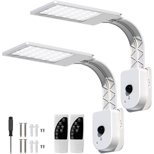 2-PACK Sensor dim, cut off selected Solar Street Lights Garden, Backyard