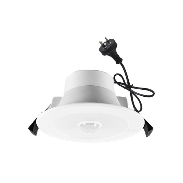 LED Sensor Downlight 10W IC-4 CCT Tri-Colour 90mm cutout Patio Walkway Light