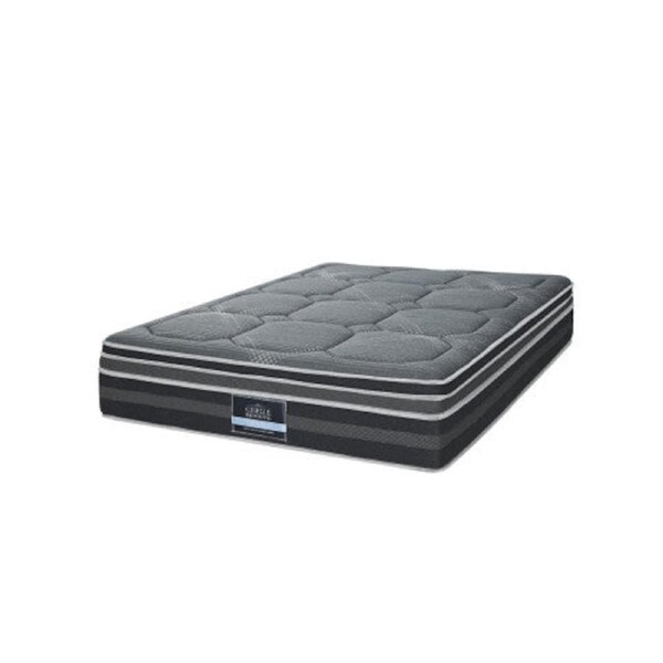 35CM Mattress Bed 7 Zone Dual Euro Top Pocket Spring Medium Queen