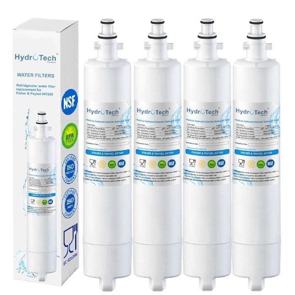 4 X Fisher & Paykel Alternative Fridge Water Filter Part 847200-WF 847200