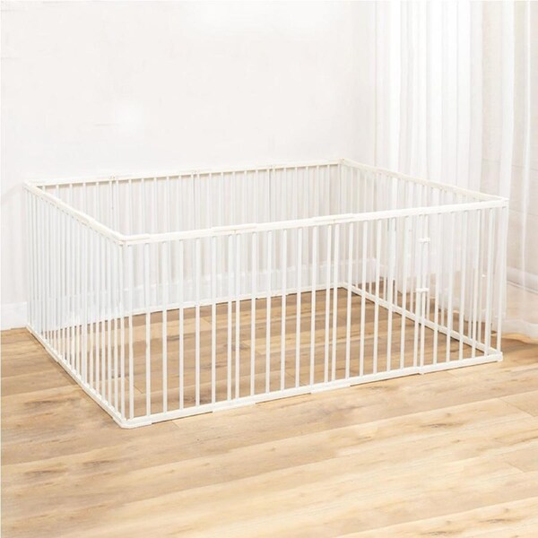 TOPET 8/10/12/14/16 Panels Portable Pet Playpen Dog Puppy Exercise Cage Play Pen Fence 14x Panels