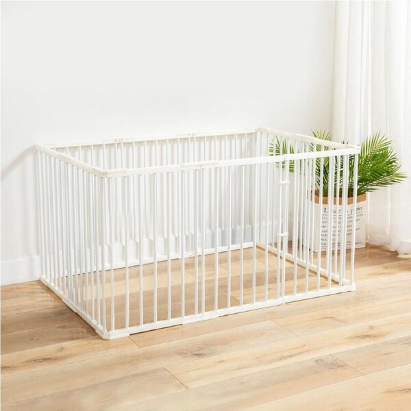 TOPET 8/10/12/14/16 Panels Portable Pet Playpen Dog Puppy Exercise Cage Play Pen Fence 10 x Panels