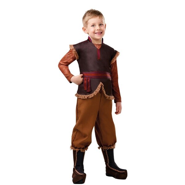 Disney Kristoff Frozen 2 Deluxe Costume Dress Cosplay Halloween Outfit 9-10y
