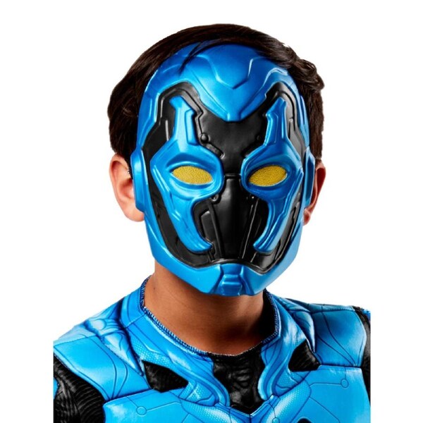 Dc Comics Blue Beetle Mask Costume Dress Party Cosplay Outfit 9-10y