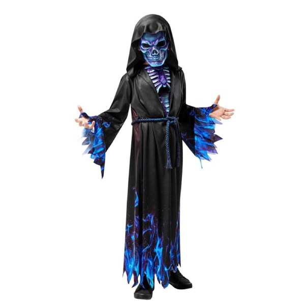 Rubies Blue Reaper Deluxe Costume Dress Party Cosplay/Halloween Outfit M