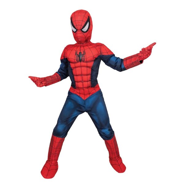 Marvel Spider-Man Premium Costume Dress Party Cosplay/Halloween Outfit 6-8y