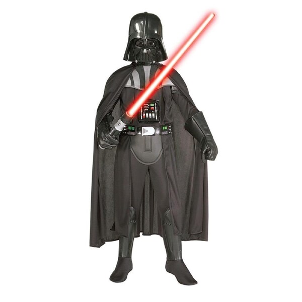 Star Wars Darth Vader Deluxe Costume Dress Up Party Cosplay Outfit 3-5y