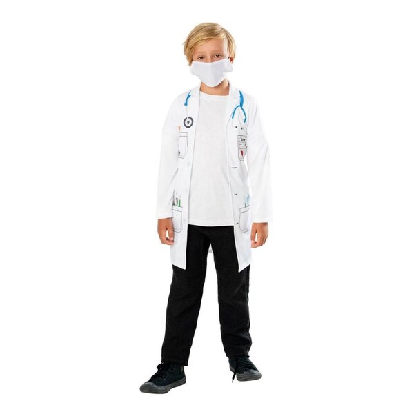 Rubies Doctor Coat Costume Dress Up Party Cosplay Halloween Outfit 5-6y