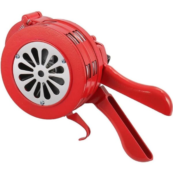 110DB Loud Hand Crank Siren Horn Portable Air Raid Horn Handheld Fire Alarm