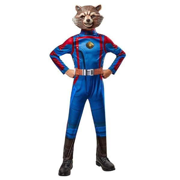 Marvel Rocket Raccoon Gotg3 Deluxe Costume Dress Up Party/Halloween 9-10y