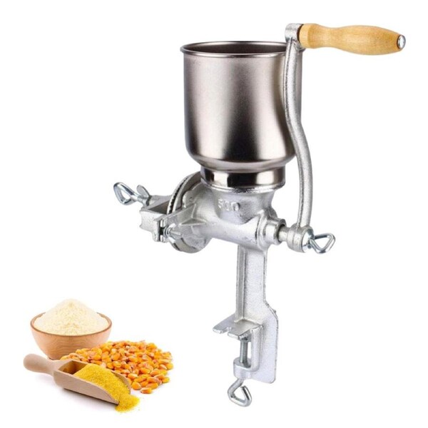 Manual Corn Grinder Flour Maker Wheat Grain Nut Mill Grinder Wheat Spice Crusher