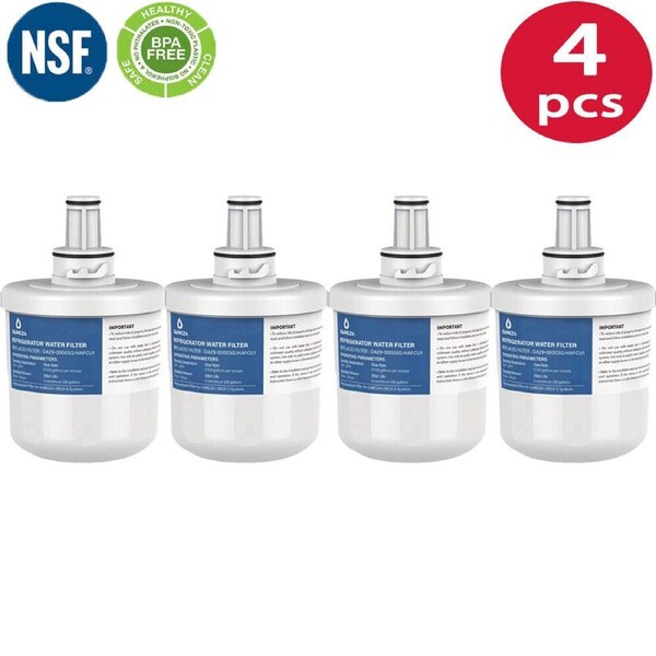 Samsung Aqua-Pure Compatible Ice & Water Fridge Filter - Pack of 4