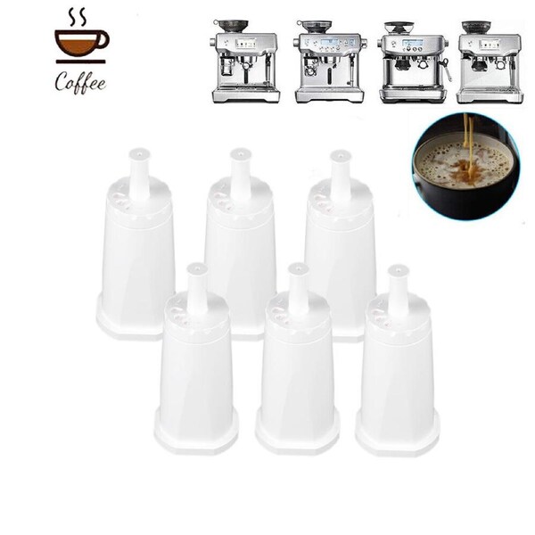 6-Pack Water Filters for Breville Espresso Machines - Barista Touch & Dual Boiler Compatible