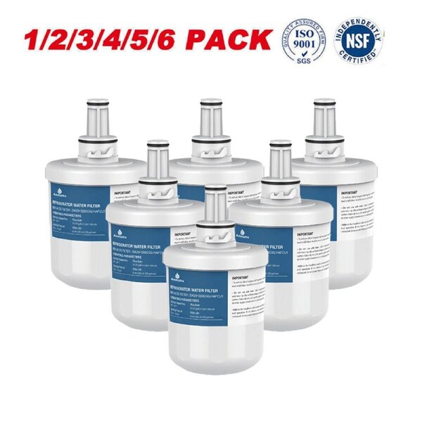 Samsung DA29-00003G Ice & Water Fridge Replacement Filters, Pack of 6