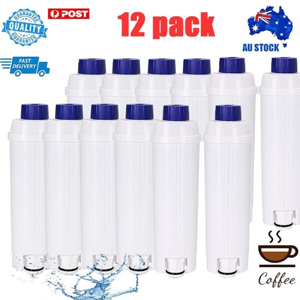12-Pack Delonghi DLS C002 Compatible Water Filters for Magnifica S Coffee Machines