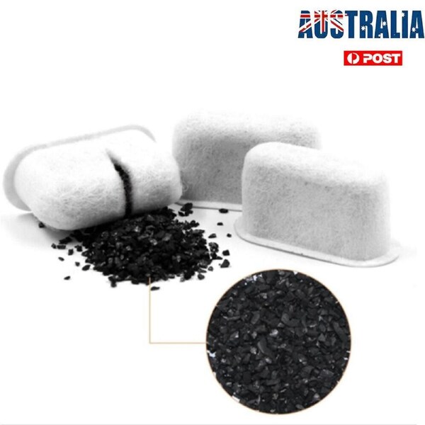 6-Pack Activated Charcoal Water Filters for Breville Barista Express BES870 BES878 Coffee Machines