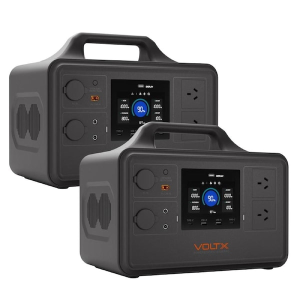 VoltX 2x 1800W Portable Power Station (3600W Total) – Home Backup, Camping, Outdoor & Emergency Power
