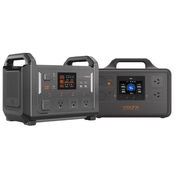VoltX 1800W + 1200W Power Station Bundle – Continuous Backup for Home, RV & Camping