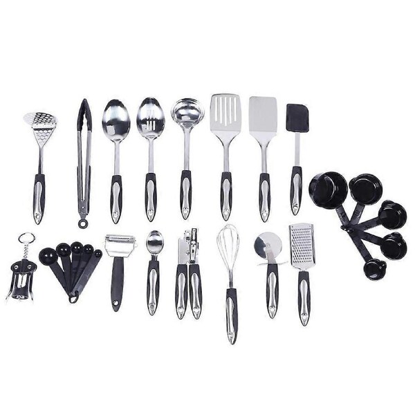 JOYBUY Set Household Kitchenware Kit Scraper Can Opener Cooking Spatula Spoon Kitchen Cooking Tools