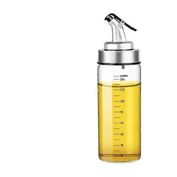JOYBUY Household Heat Resistant Oil Pot Oil Bottle Glass Seasoning Box Seasoning Bottle Seasoning Tank Kitchen Supplies Oil Control Metering Sealing