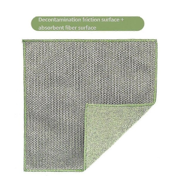JOYBUY 12pcs Wire Miracle Cleaning Cloths,wire Weaving Cleaning Cloth,cleaning Pads,scrubbing Cloths,non Scratch Wire Dishcloth