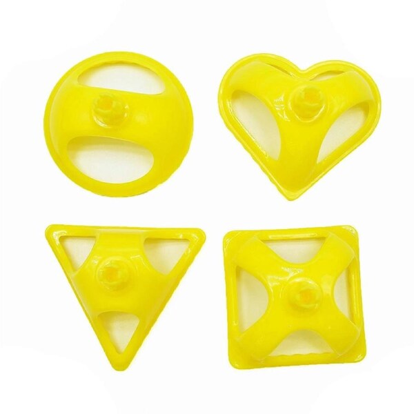 JOYBUY 4 Pcs 3D Dumpling Moulds Home Pastry Baking Cooking Tools Kitchenware Durable