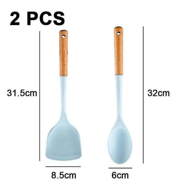 JOYBUY Kitchen Utensil Set 2 Pieces,non-stick Heat Resistant Silicone,bpa