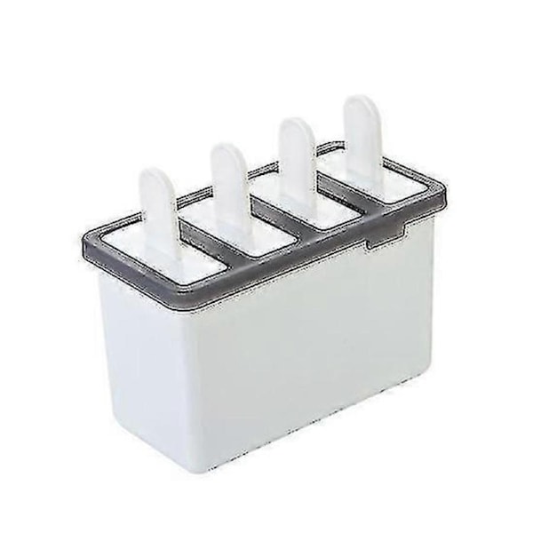 JOYBUY Popsicle Mold Set Durable Diy Popsicle Tray Rack Kitchenwarewhite