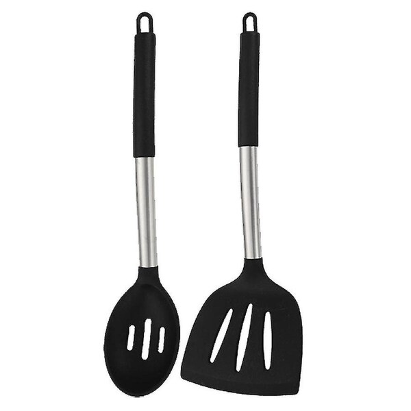 JOYBUY 2pcs Silicone Cooking Kitchen Utensils Set,bpa Free,non-stick Heat