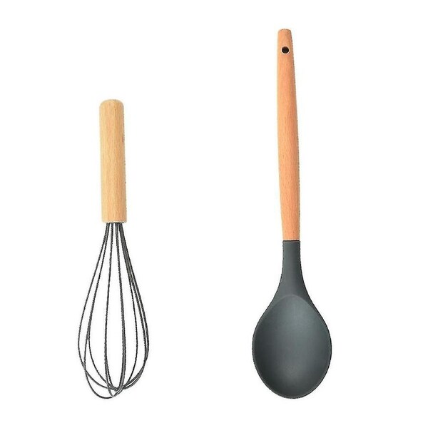 JOYBUY Kitchen Cooking Utensils Set,non-stick Silicone Utensils Set With