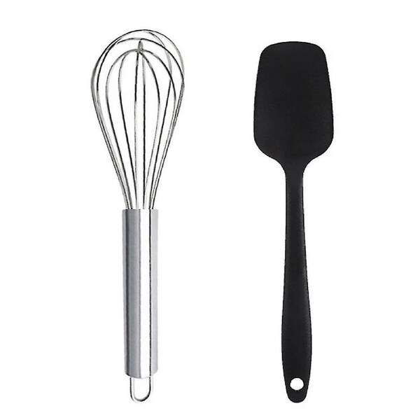 JOYBUY 2pcs Silicone Cooking Utensils Set,nonstick Spatula Spoon For