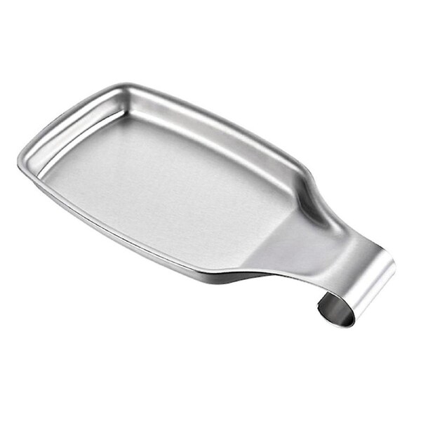 JOYBUY Kitchen Spoon Rack Spatula Holder Tray Stainless Steel Soup Ladle Holding Tray New