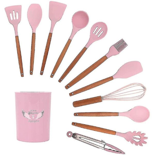 JOYBUY 11pcs Kitchen Utensil Set Silicone Cooking Tools Set Nonscratch