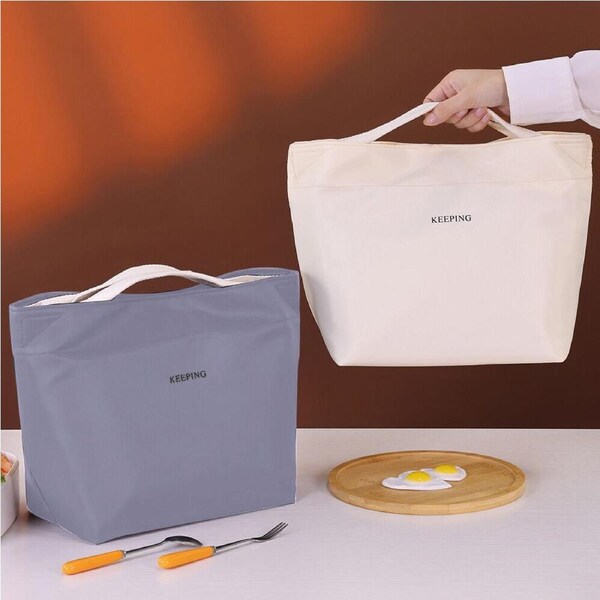 2Pcs Portable Lunch Bag for Women Insulated Lunch Box Tote Office Cooler Bag