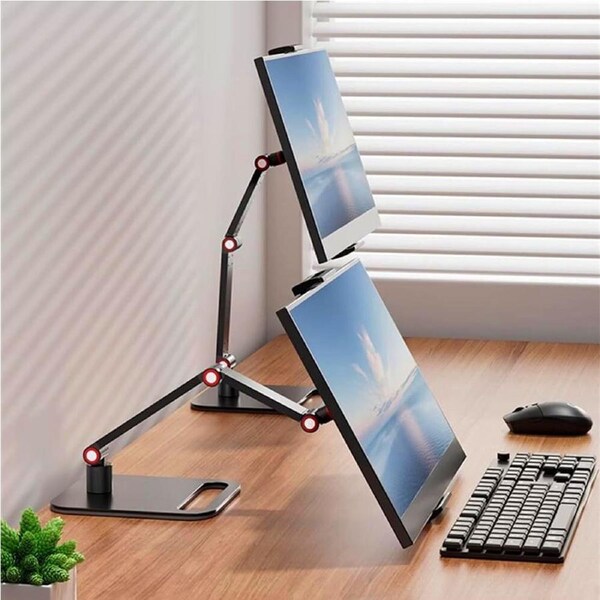 Portable Monitor Holder For 12-17.3 Inch Screen Desk Holder Metal Stand