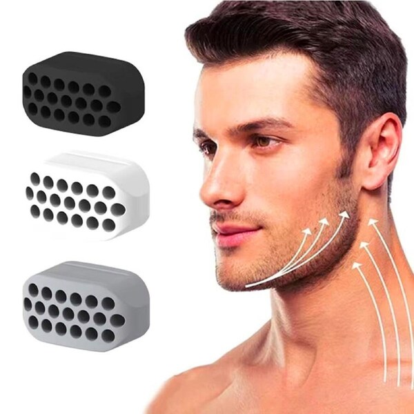 6pcs Jaw Exerciser Facial Toner & Jawline Fitness Ball Double Chin Exerciser