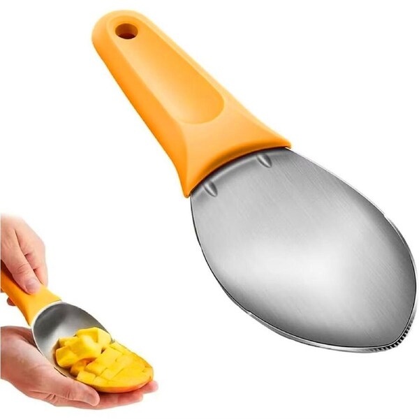 2pcs Mango Slicer Peeler? Remover Tool Kitchen Mango Diced & Peeler Gadget