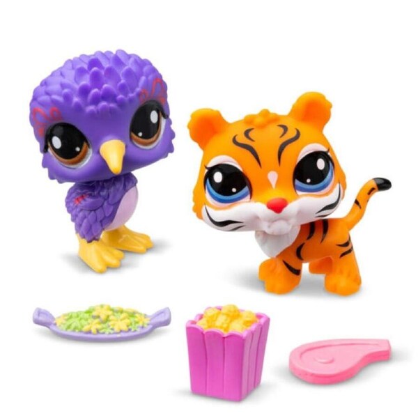 Littlest Pet Shop Pet Pairs with Virtual Code Kiwi #22 and Tiger #26