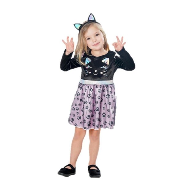 Rubies Cat Toddler Costume Dress Up Party Cosplay Outfit 1-2y