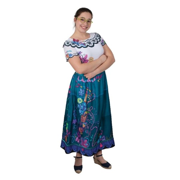 Disney Mirabel Deluxe Adult Encanto Costume Dress Up Party Outfit S