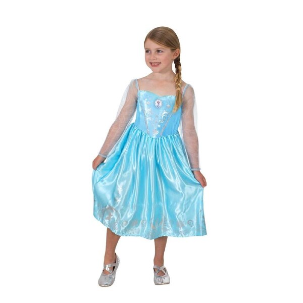 Disney Elsa Deluxe Winter Cloak Costume Dress Up Party/Halloween 6-8y