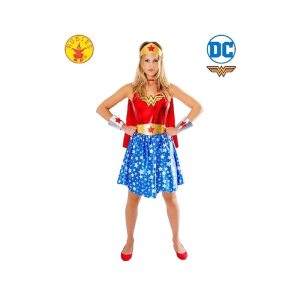Dc Comics Wonder Woman Deluxe Costume Dress Party Cosplay/Halloween Outfit M