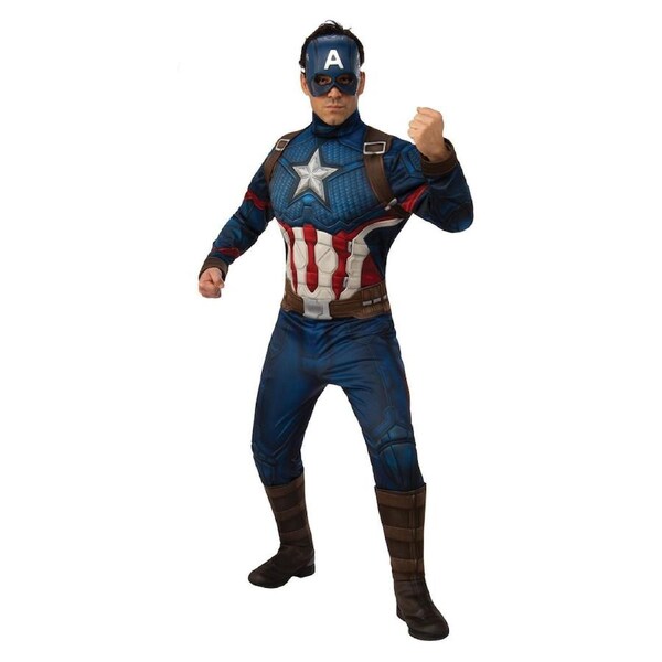 Marvel Captain America Deluxe Avg4 Costume Dress Party/Halloween XL