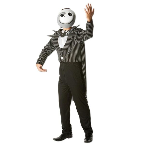 The Nightmare Before Christmas Jack Skellington Costume Dress Up Halloween Standard