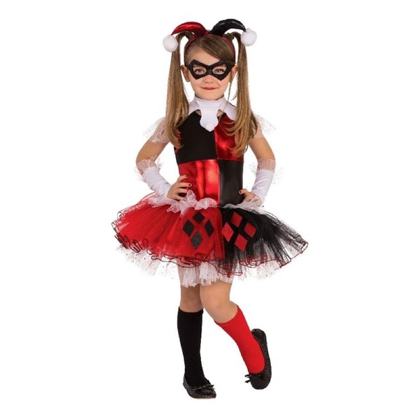 Dc Comics Harley Quinn Deluxe Costume Dress Up Party Cosplay Outfit L