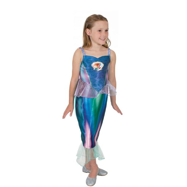Disney Ariel Tlm Live Action Classic Costume Dress Up Party/Halloween 9-10y