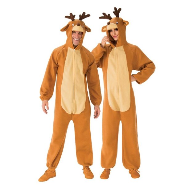 Rubies Reindeer One Piece Jumpsuit Costume Dress Up Party/Halloween S